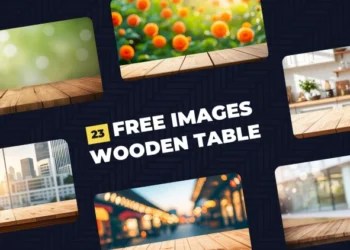 Meja Kayu Latar Belakang Blur, 23 Gambar gratis untuk desain konten Media Sosial