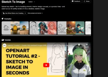 Cara Mengubah Sketsa Jadi Gambar 3D Menggunakan OpenArt AI