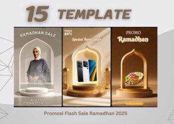 Template Flash Sale Ramadhan Siap Pakai, Bisa Diedit di Canva