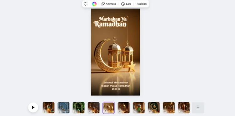 Kombinasi Font Terbaik di Canva untuk Desain konten Ramadhan yang Elegan