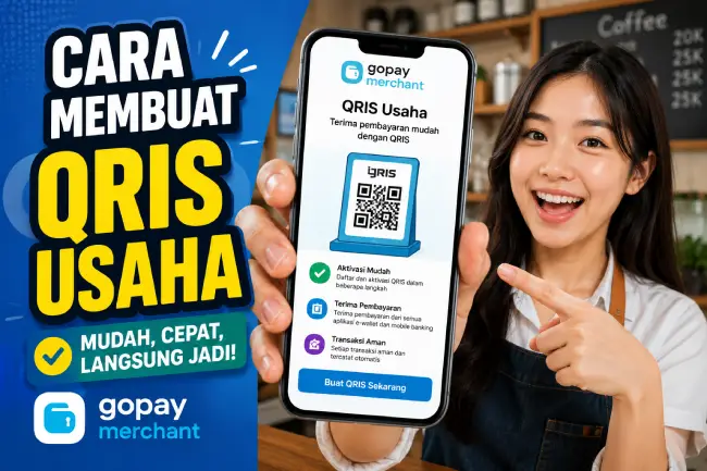 Cara Membuat QRIS Usaha Secara Gratis untuk UMKM dan Toko Online