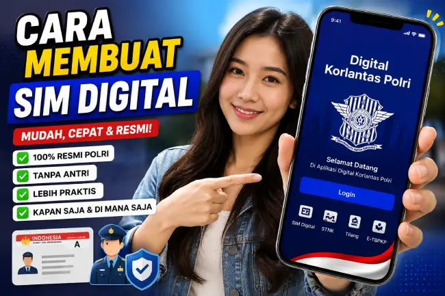 Cara Mengakses SIM Digital Langsung dari HP