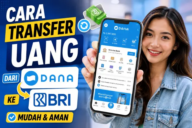 Cara Transfer Uang dari DANA ke Bank BRI Terbaru 2026