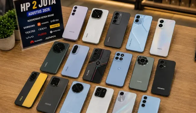 Rekomendasi HP 2 Juta Agustus 2026 Terbaik, Cek Sebelum Beli