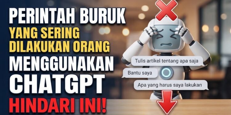 Perintah Buruk yang Sering Dilakukan Orang Menggunakan ChatGPT, Hindari Ini
