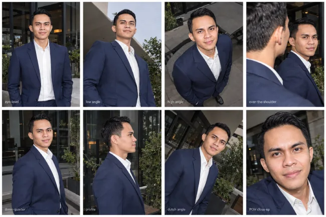 Prompt Membuat Grid Sudut Pandang Kamera 2×4, 8 Angle dalam Satu Foto