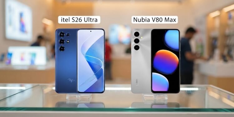 itel S26 Ultra vs Nubia V80 Max, Mana yang Lebih Unggul?