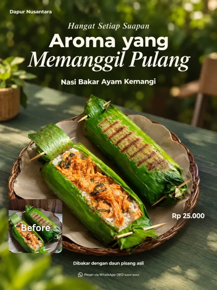 Nasi Bakar Ayam Kemangi