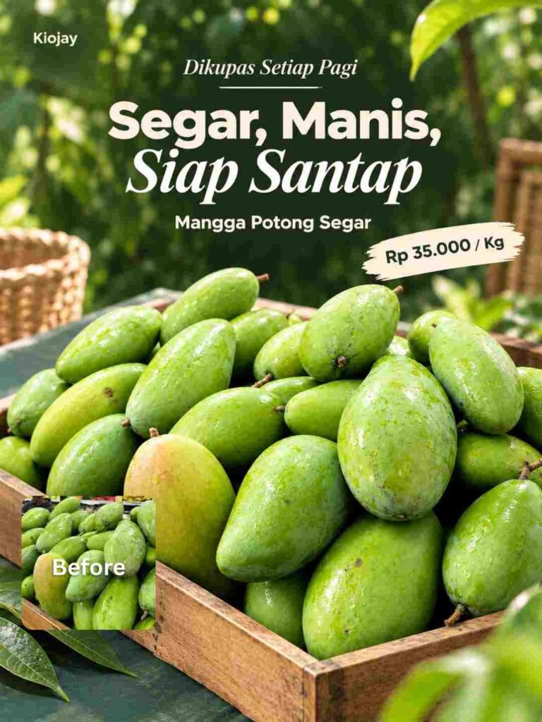 Buah Mangga Potong Segar