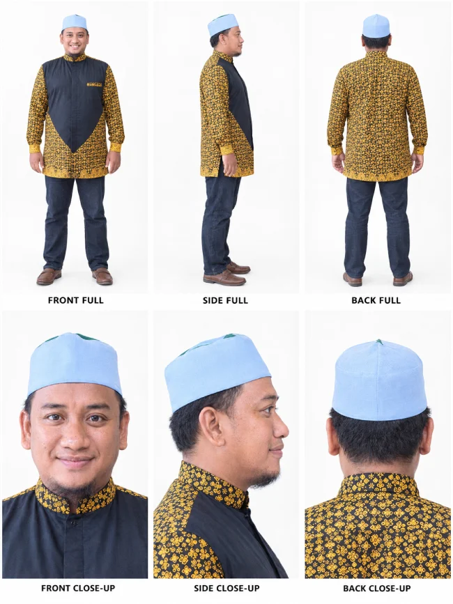 Character Turnaround Sheet 6 Sudut