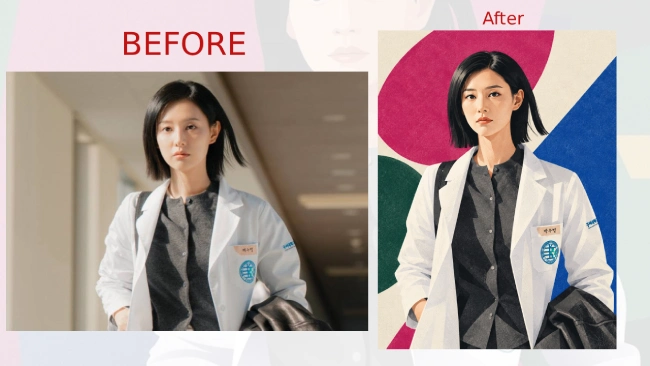 Prompt Membuat Foto Menjadi Flat Design Illustration, Hasilnya Estetik Ala Poster Editorial
