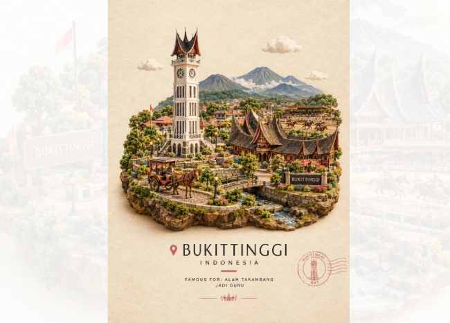 Prompt untuk Adegan Perjalanan Miniatur yang Bikin Gambar AI Jadi Estetik
