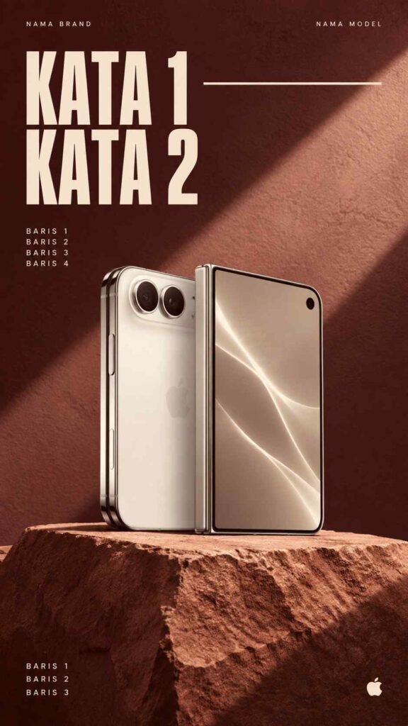 MONOCHROME PRODUCT AD POSTER